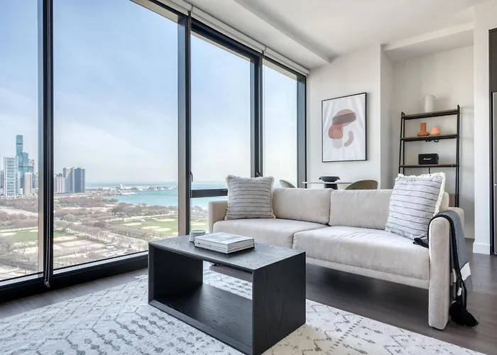 Apartamento S Loop 1br W Pool Gym Nr Grant Park Chi-742 *